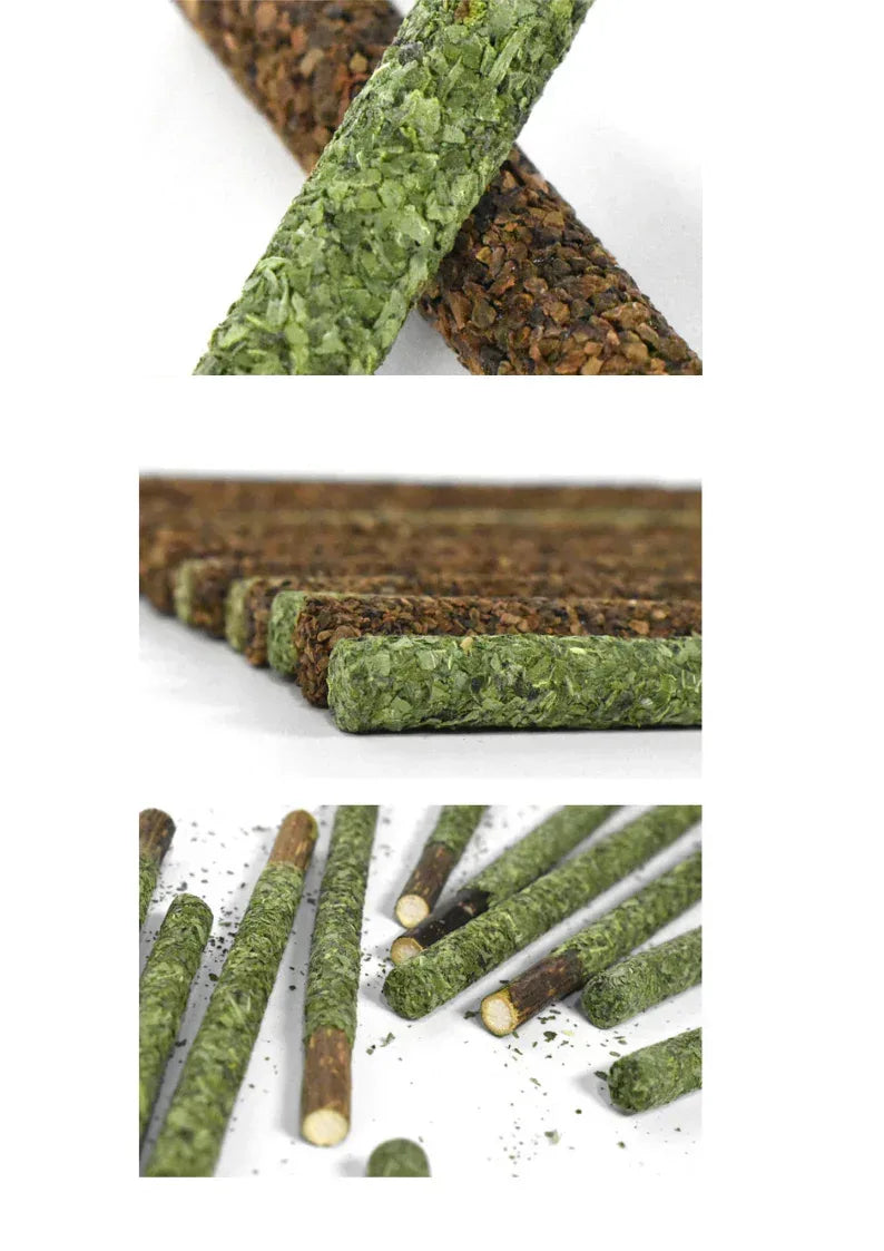 Bâtonnets de biscuits à l'herbe à chat et au fruit de vigne argentée - 8 pièces