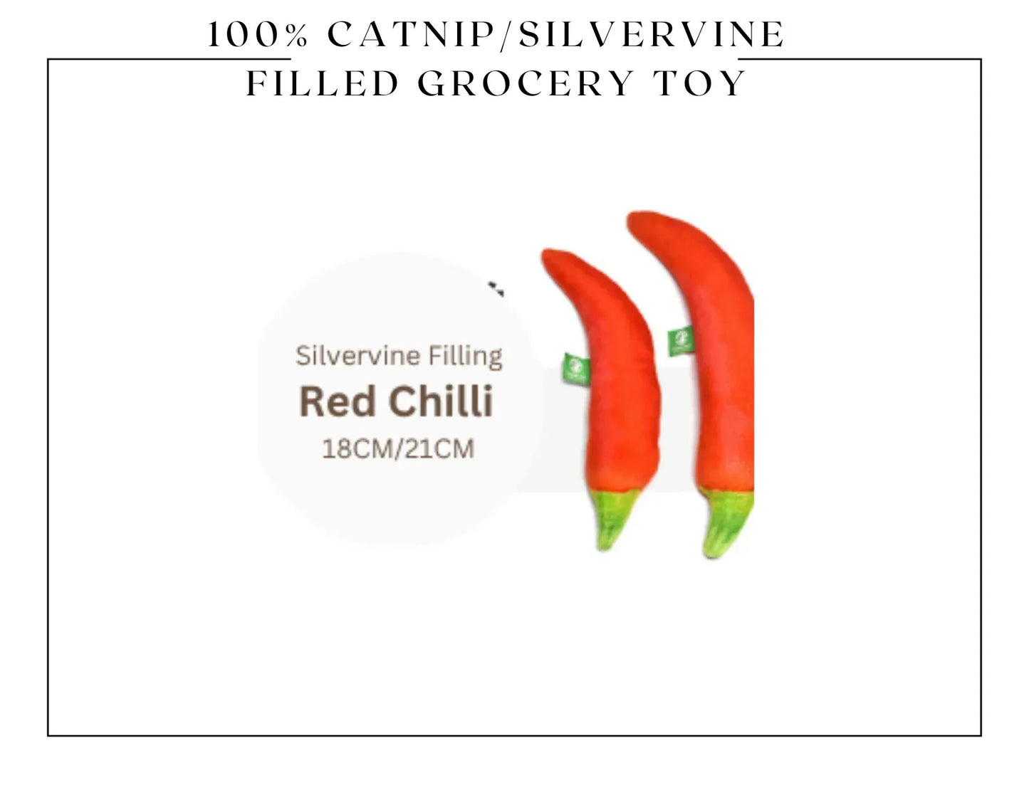 Jouet à câliner en vrac 100 % vigne d'argent/cataire