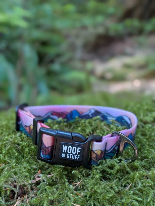 Woof & Stuff Sunrise Peaks Waterproof Collar