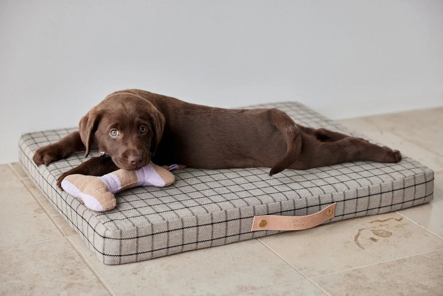 OYOY Milo Grid Dog Cushion - Medium