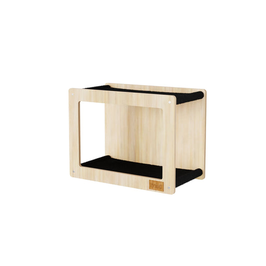 Cachette pour chat double hamac, murale