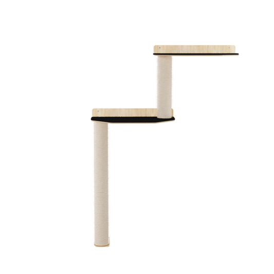 Parcours d'escalade mural et griffoir pour chat