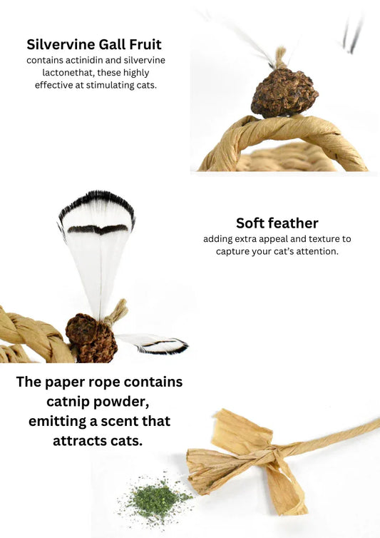 Chausson tissé à l'herbe à chat