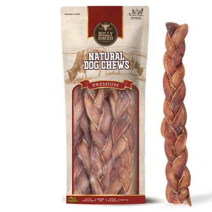 Bully Bunches 12 Inch Jumbo Braided Bully Stick