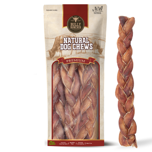 Bully Bunches 12 Inch Jumbo Braided Bully Stick
