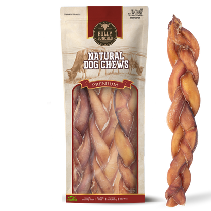 Bully Bunches 12 Inch Monster Braided Bully Stick