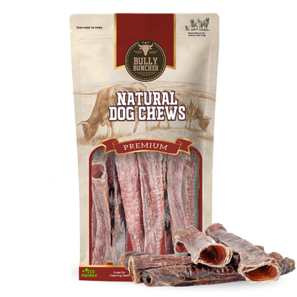 Bully Bunches 12 Inch Trachea Wrapped in Jerky
