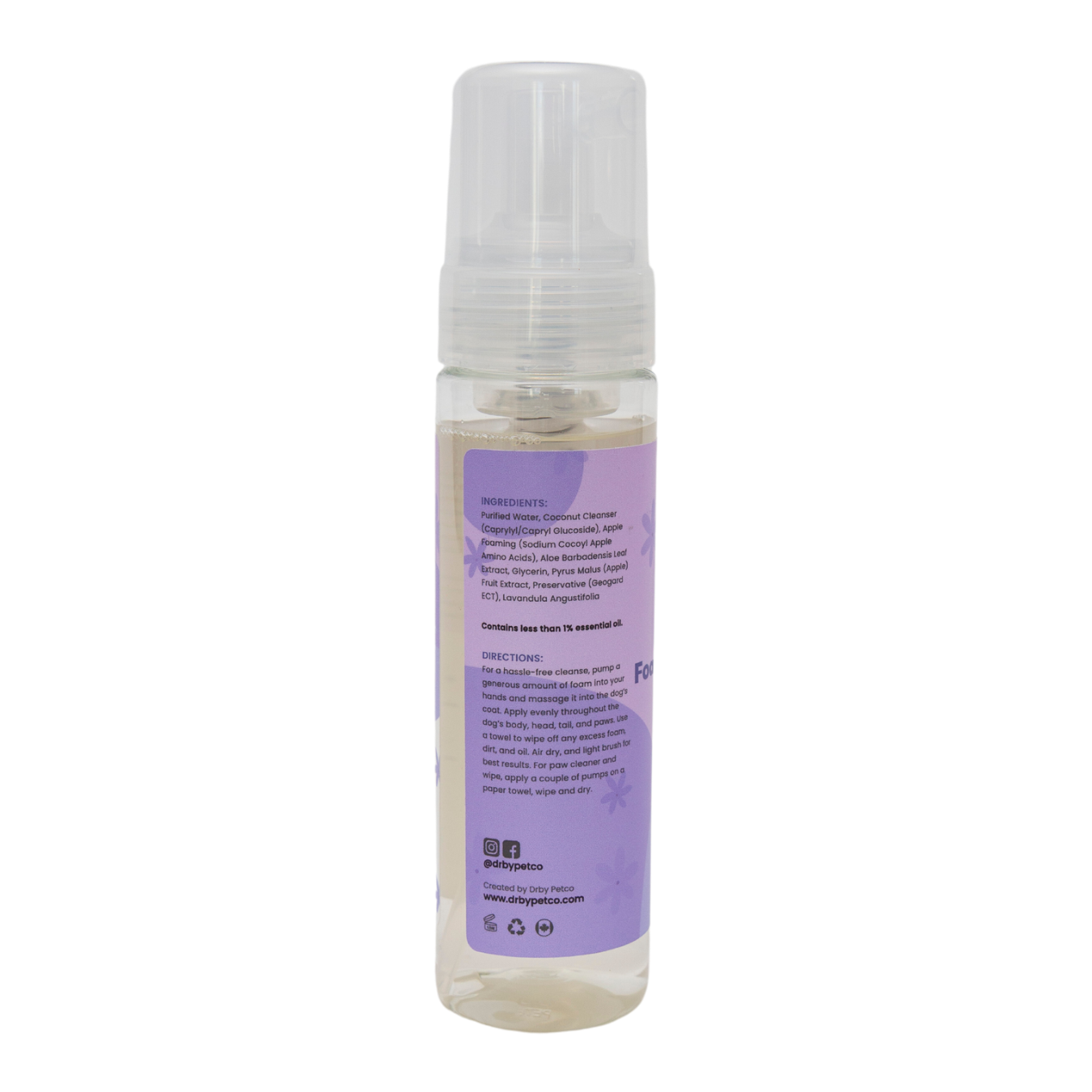 Drby Rinse-Free Foaming Cleanser