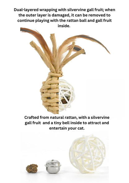 Ananas en cataire tissé