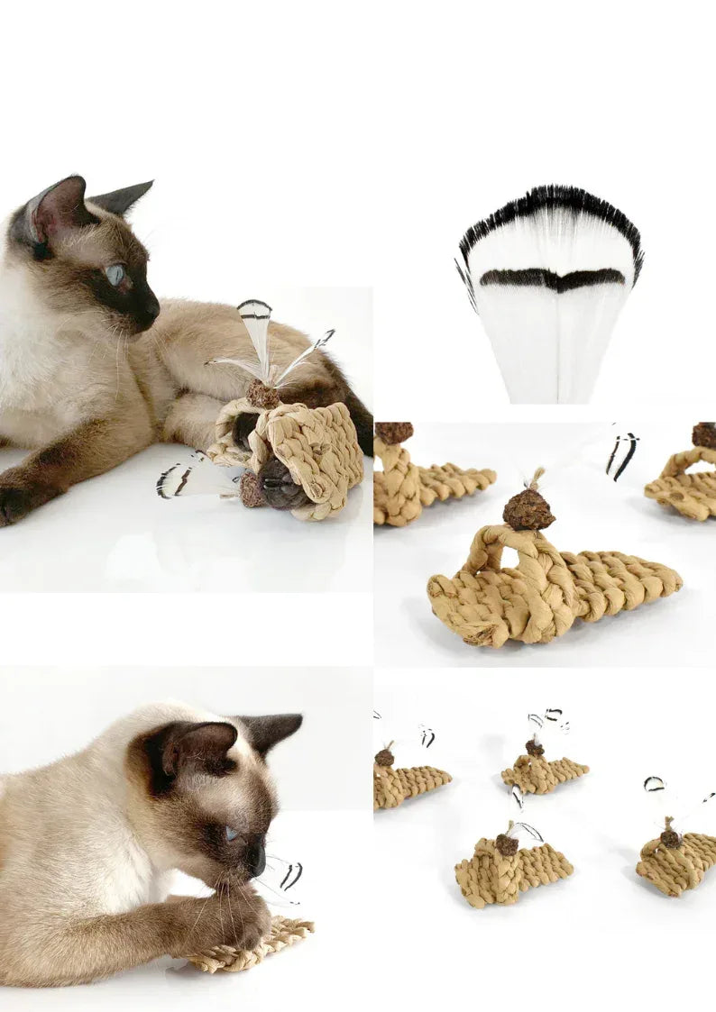 Chausson tissé à l'herbe à chat