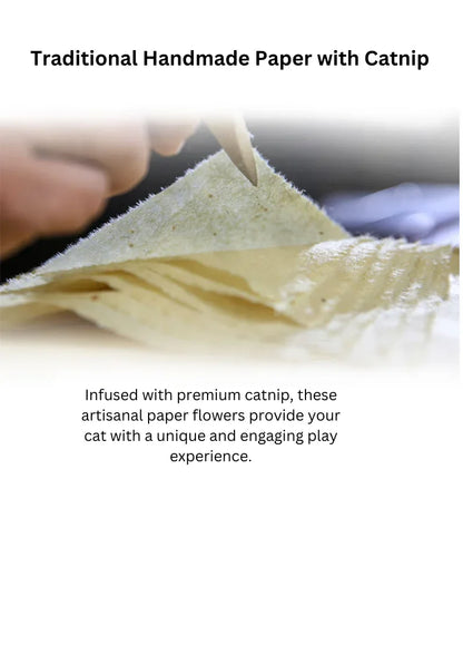 Fleur en papier d'herbe à chat