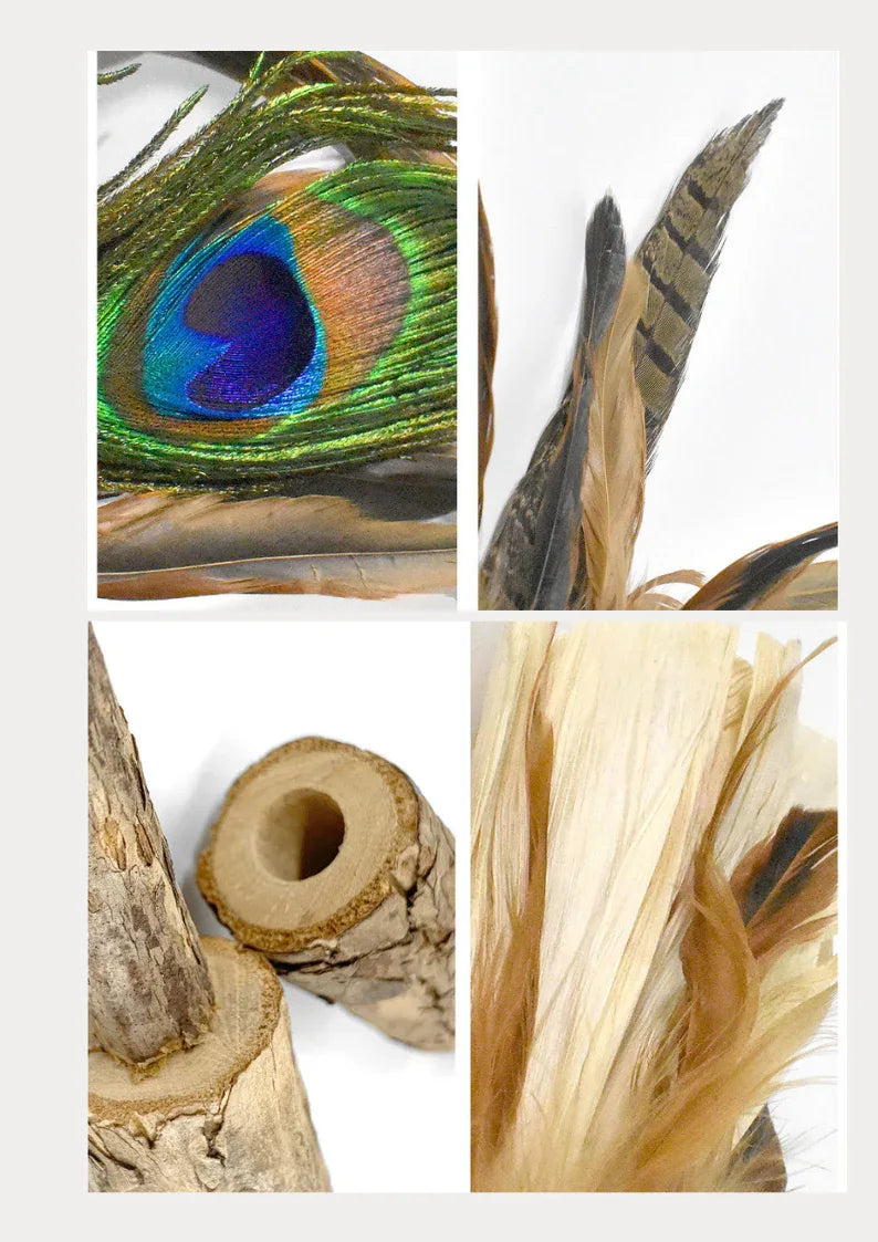 Ensemble de têtes de rechange et canne à pêche pour cataire - 2 têtes et 1 canne