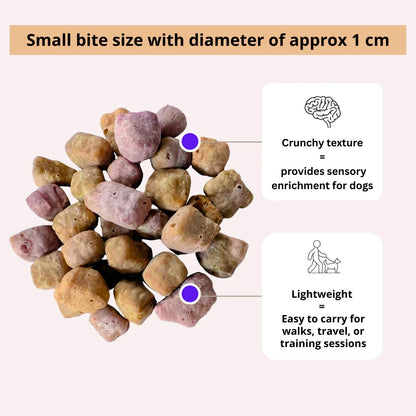 Yak Cheese Puffs for Dogs – Blueberry