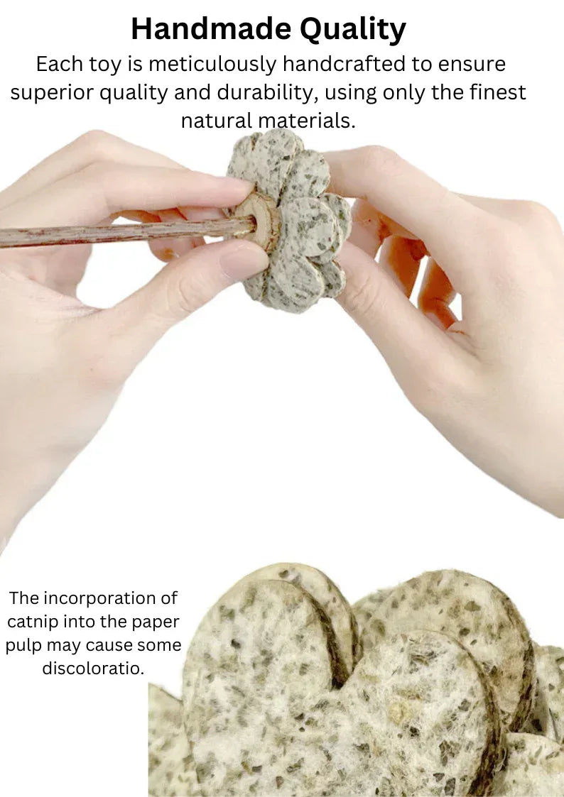 Fleur en papier d'herbe à chat