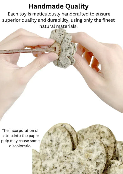 Fleur en papier d'herbe à chat