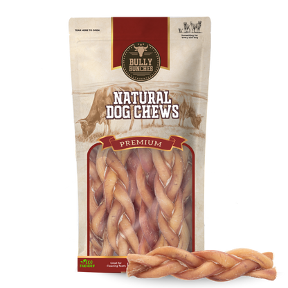 Bully Bunches 6 Inch Standard Braided Bully Stick