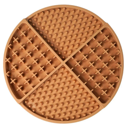 Tapis de léchage en silicone 20 cm - Kaki