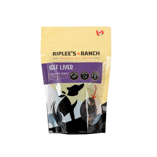 Riplee's Ranch Beef Liver - Crunchy Jerky - Dog Treats
