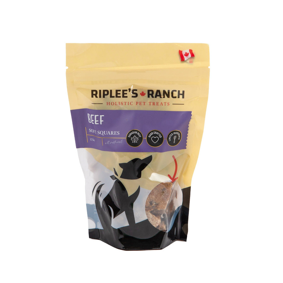 Riplee's Ranch Beef - Soft Square - Dog Treats