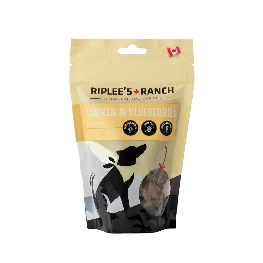 Riplee's Ranch Chicken & Blueberry - Biscuits - Dog Treats
