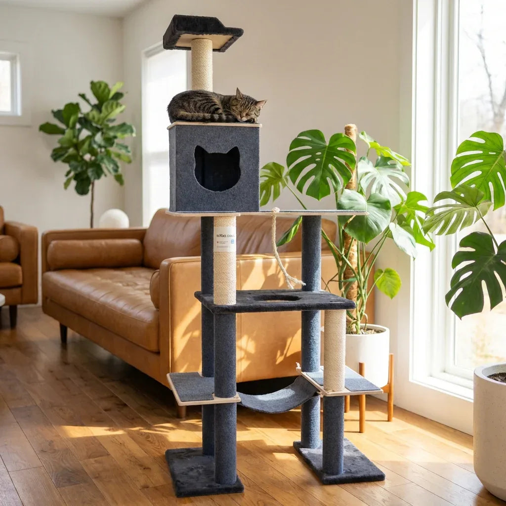 Noba Supreme 81" Tower - 5-Level Cat Tree