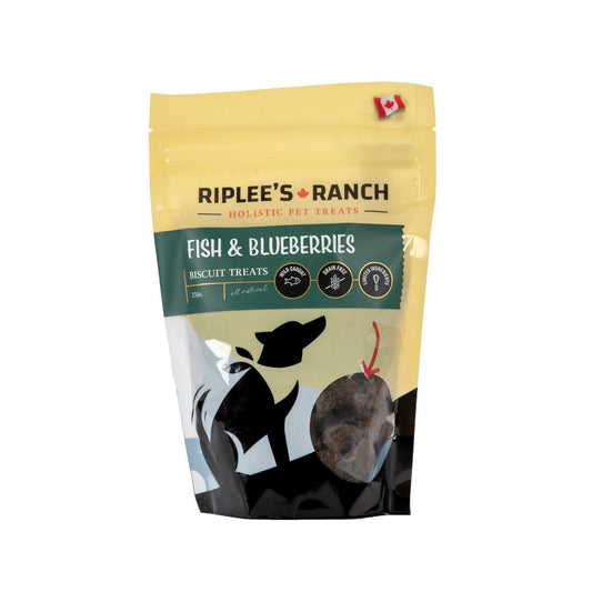 Riplee's Ranch Fish & Blueberry - Biscuits - Dog Treats