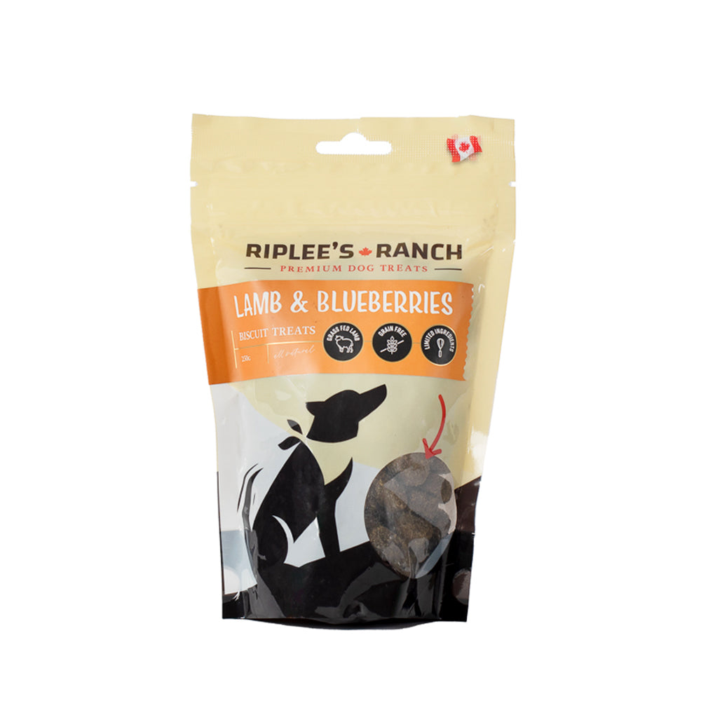 Riplee's Ranch Lamb & Blueberry - Biscuits - Dog Treats