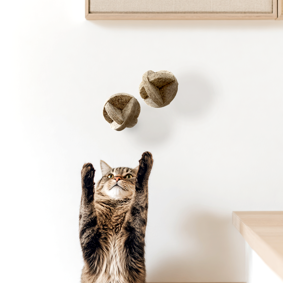 MATT Natural Cat Balls, Set of 2