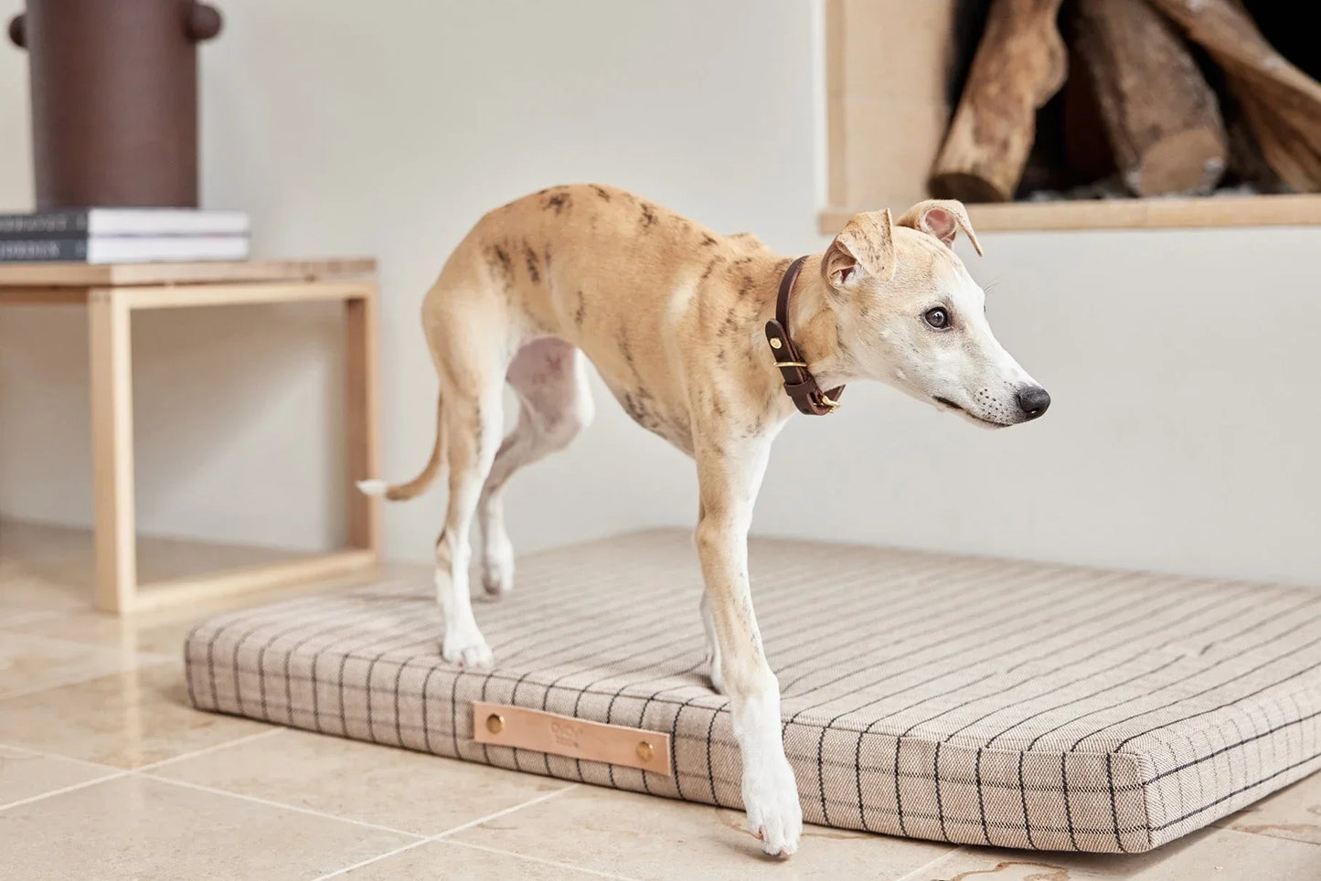 OYOY Milo Grid Dog Cushion - Large