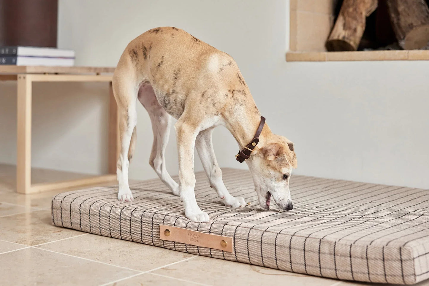 OYOY Milo Grid Dog Cushion - Large