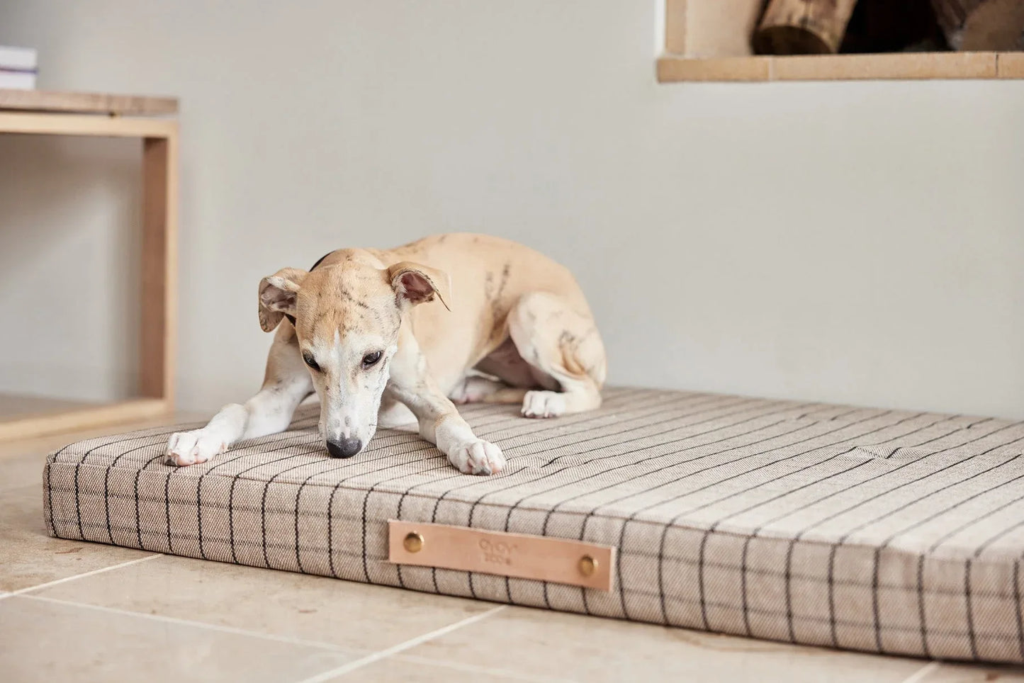 OYOY Milo Grid Dog Cushion - Large