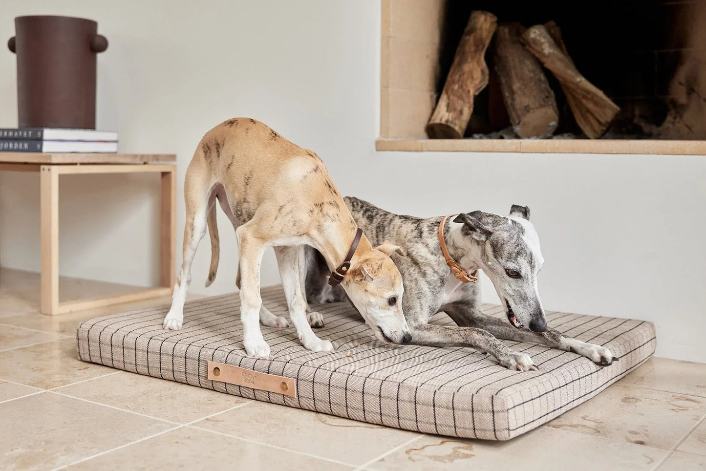 OYOY Milo Grid Dog Cushion - Medium