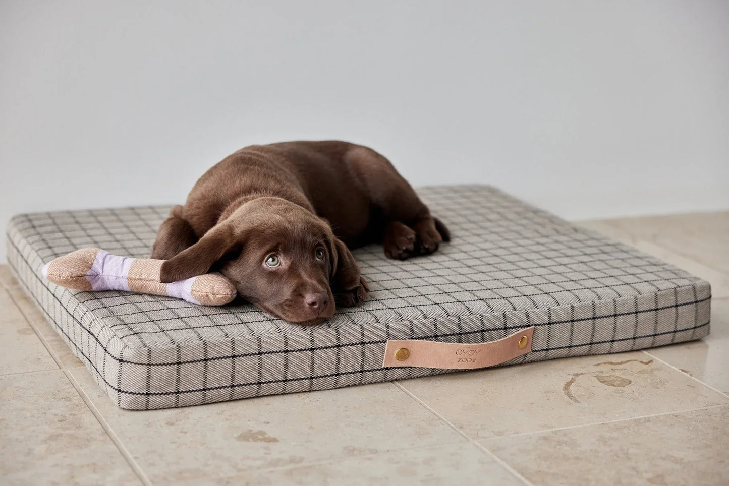 OYOY Milo Grid Dog Cushion - Medium