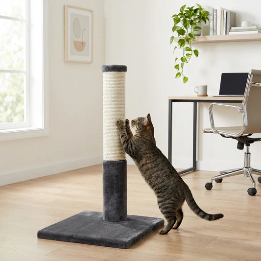 Arbre à chat Noba Classic 28" - Fourrure synthétique grise