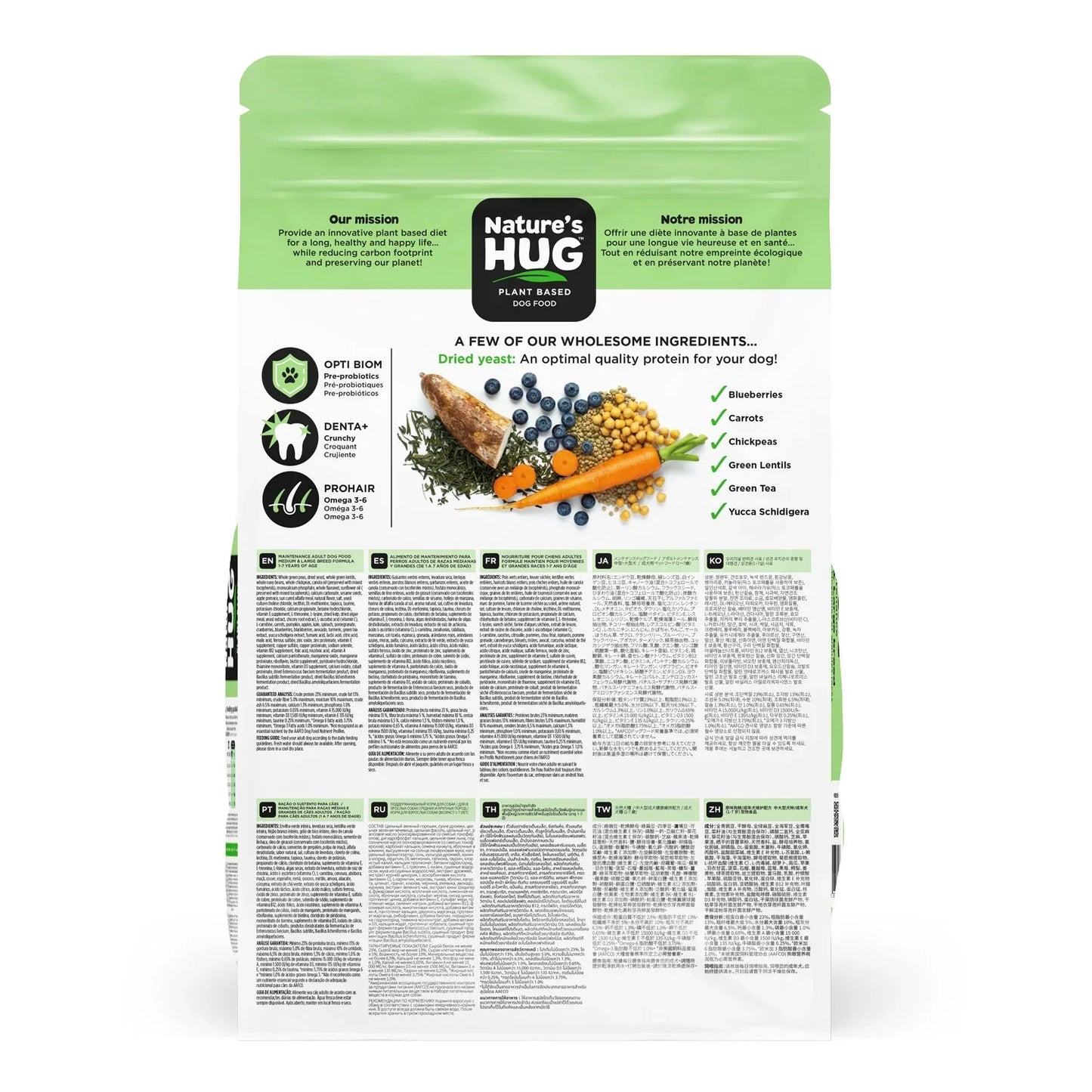 Nourriture pour chiens adultes de races moyennes et grandes (1-7 ans)