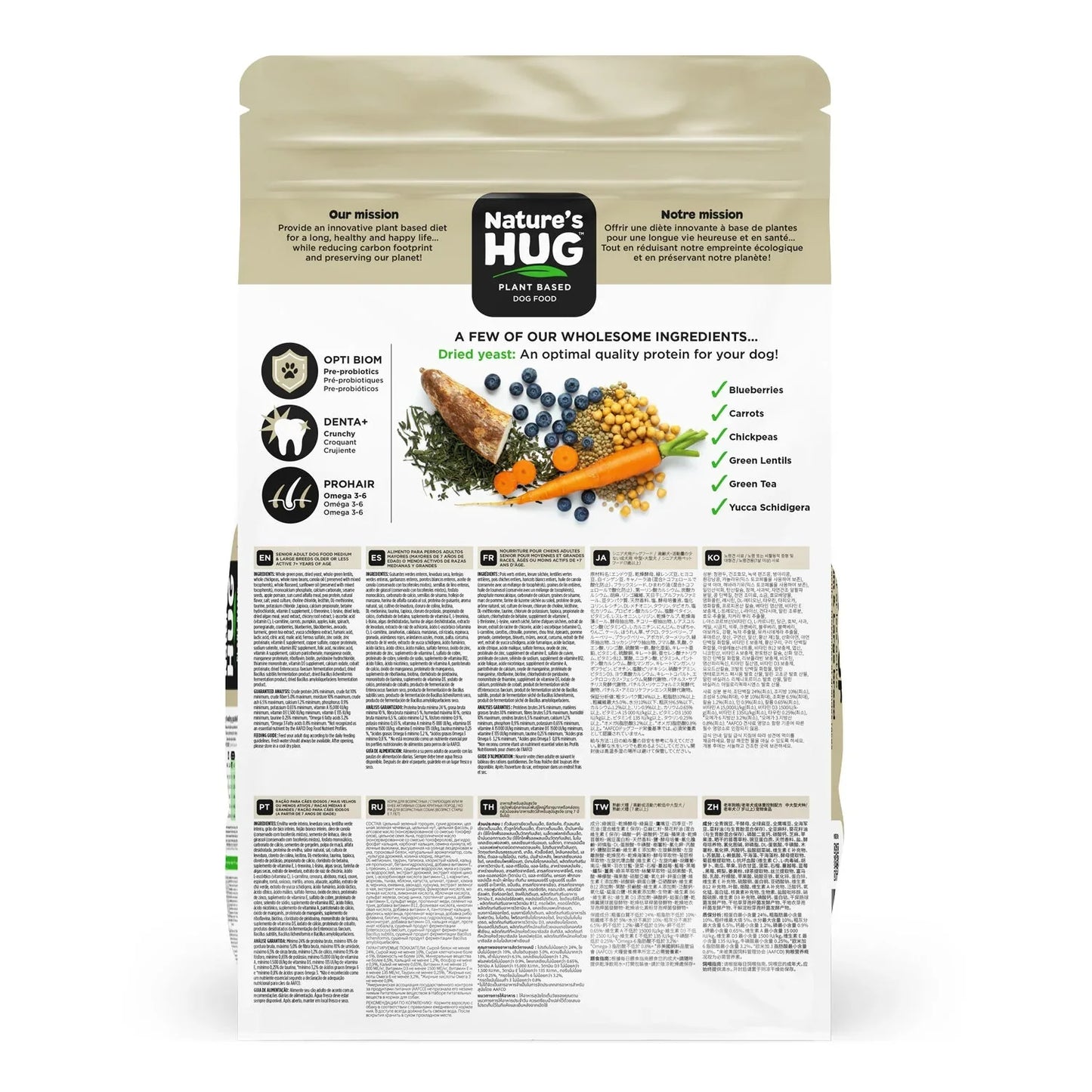 Aliments pour chiens âgés de races moyennes et grandes (7 ans et plus)