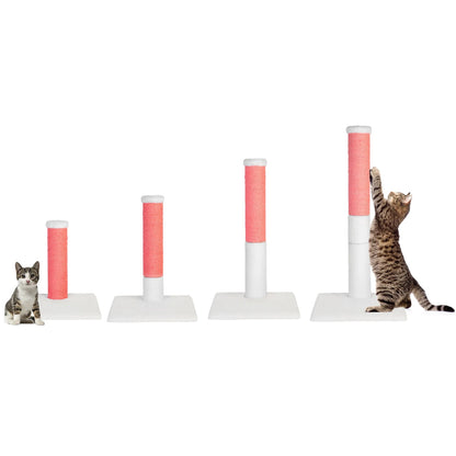 Noba Evolution - Arbre à chat 4 en 1 - Fourrure synthétique blanche