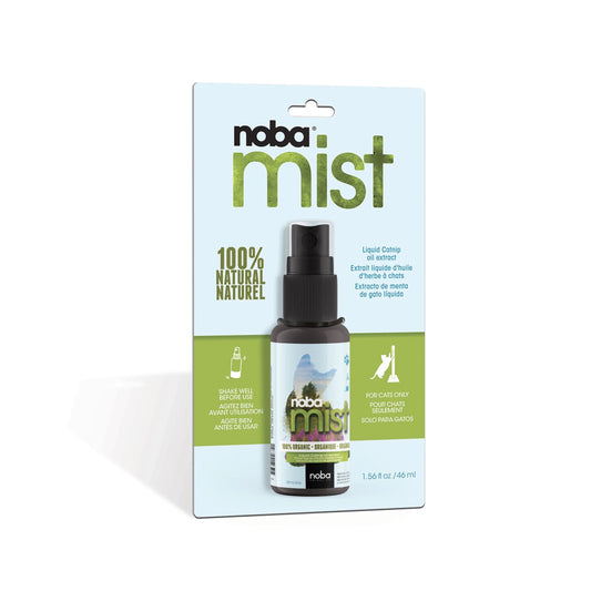 Noba Mist - Spray d'Herbe à Chat - Divertissement et Relaxation 100% Naturels pour Votre Chat
