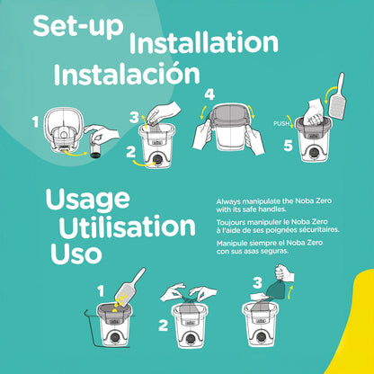 Noba Zero - Système de gestion des déchets pour litière de chat