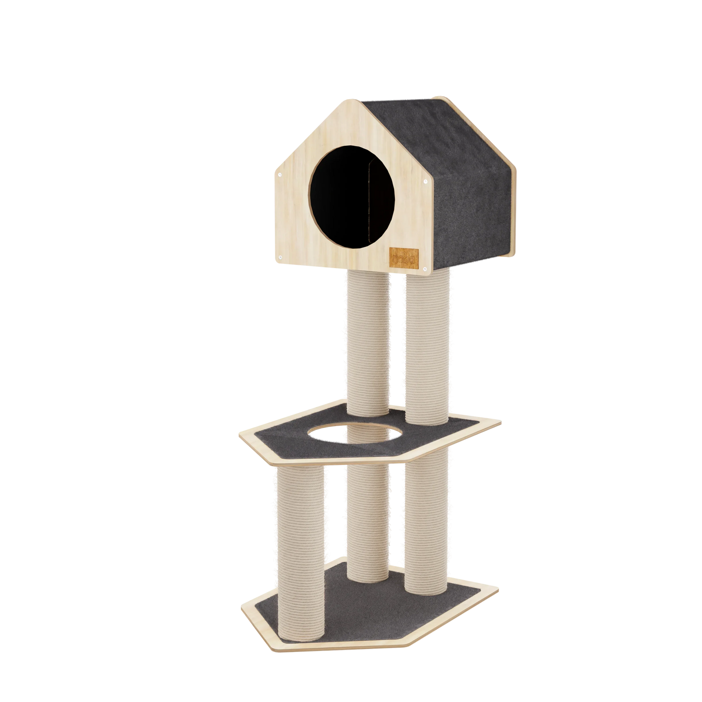 Arbre à chat de luxe à 2 niveaux Condo Hideout