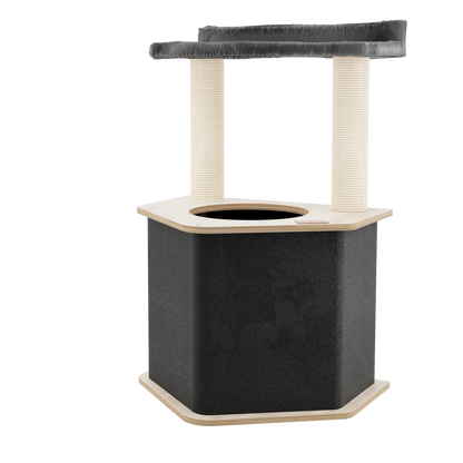 The Lodge Hideout - 2-Level Cat Tree