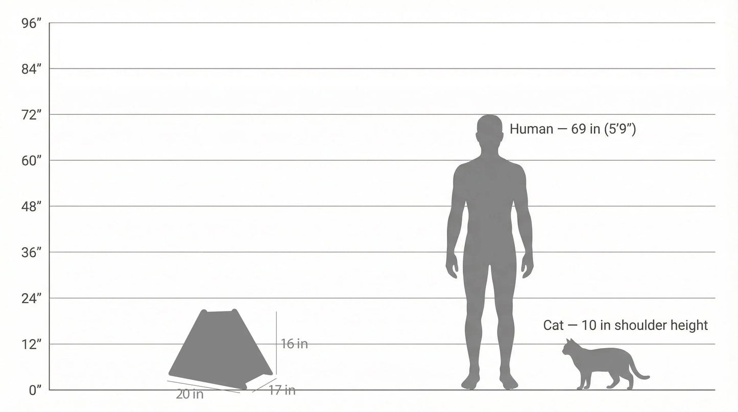 Noba Origin Scratchable Teepee Cat House