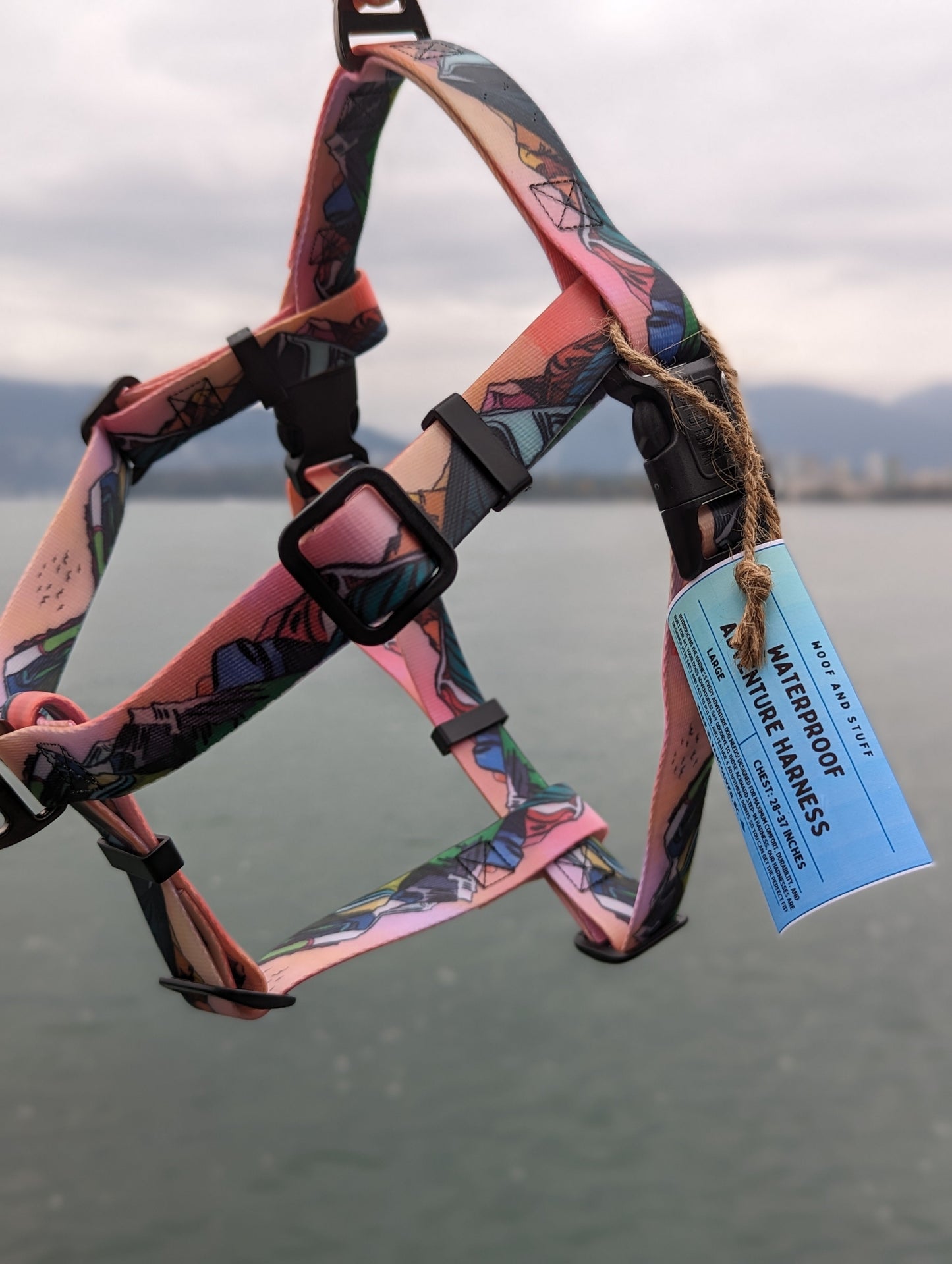 Woof & Stuff Sunrise Peaks Waterproof Adventure Harness