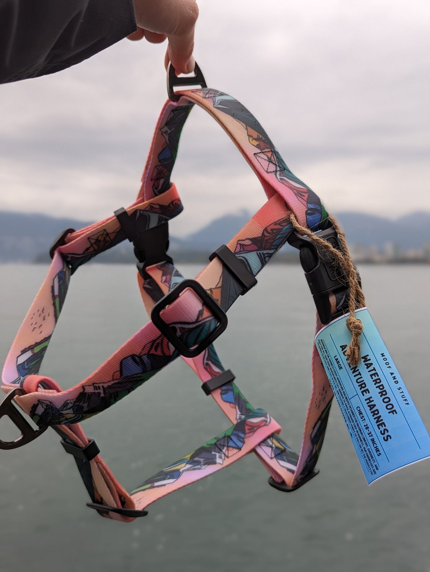 Woof & Stuff Sunrise Peaks Waterproof Adventure Harness