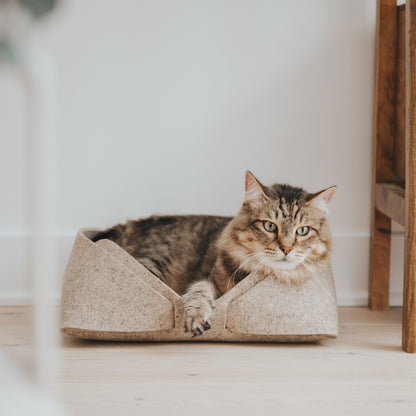 MATT Wool Felt Pet Basket 14″×12″