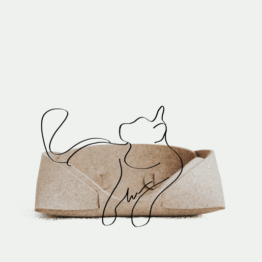 MATT Wool Felt Pet Basket 17″×13″