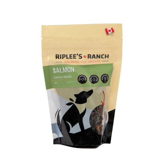 Riplee's Ranch Salmon Skin - Dried - Dog Treats