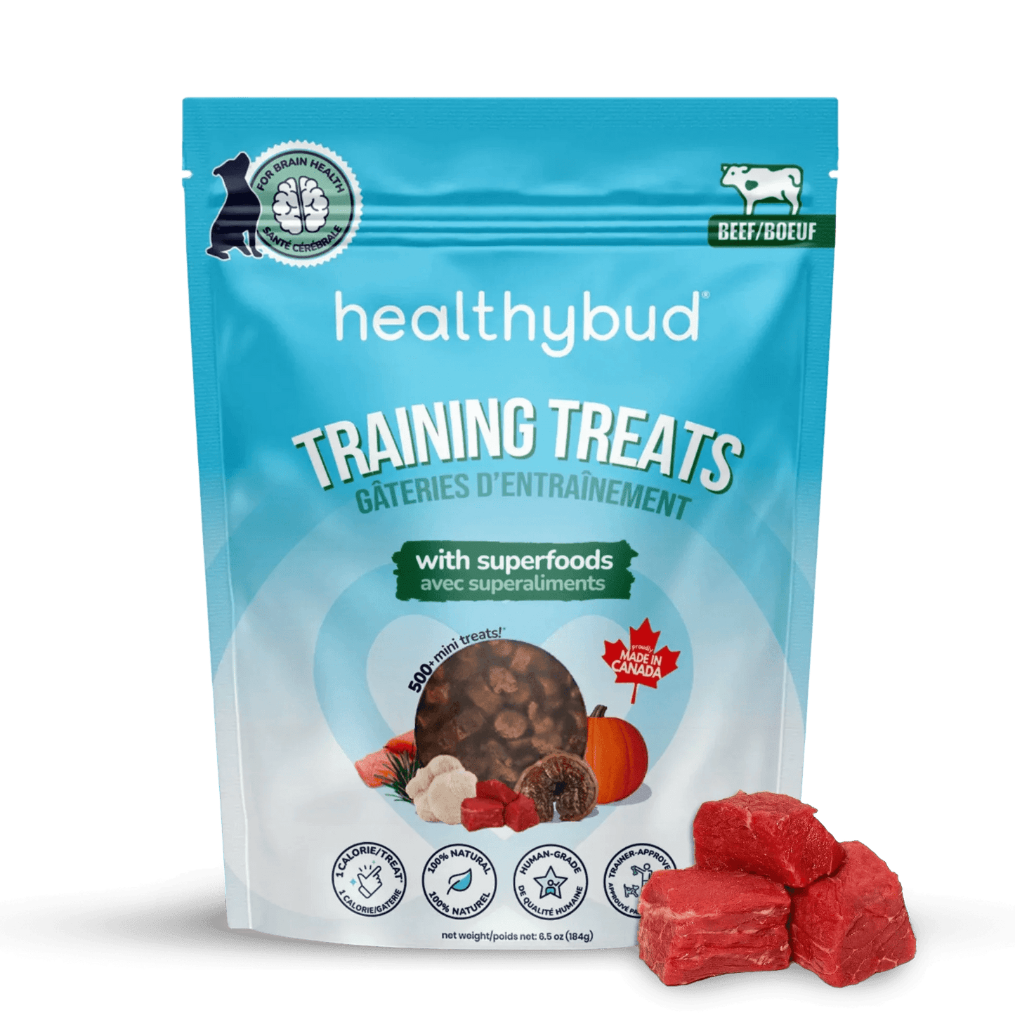 Mini friandises d'entraînement au bœuf