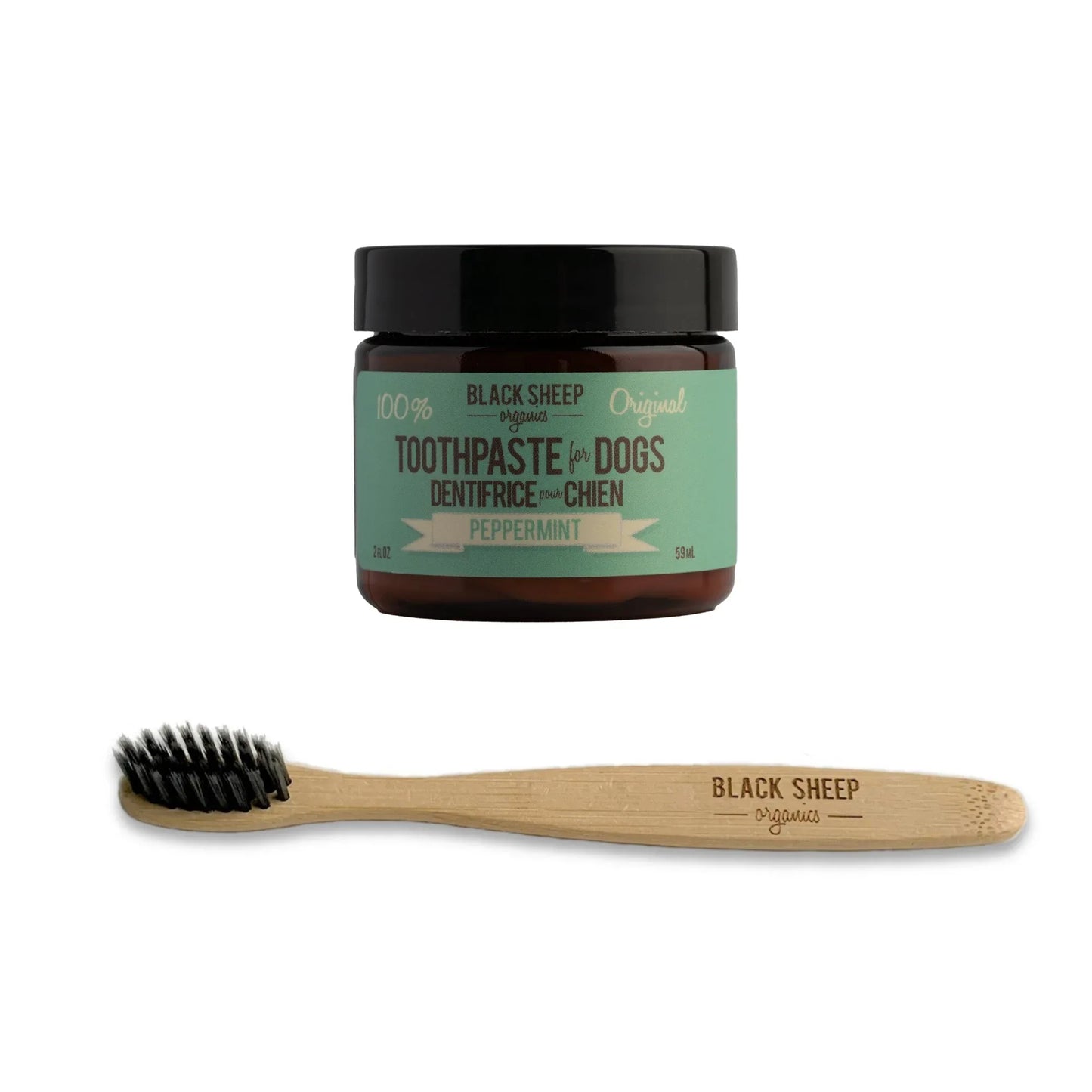 Pâte dentifrice bio Black Sheep Organics pour chiens