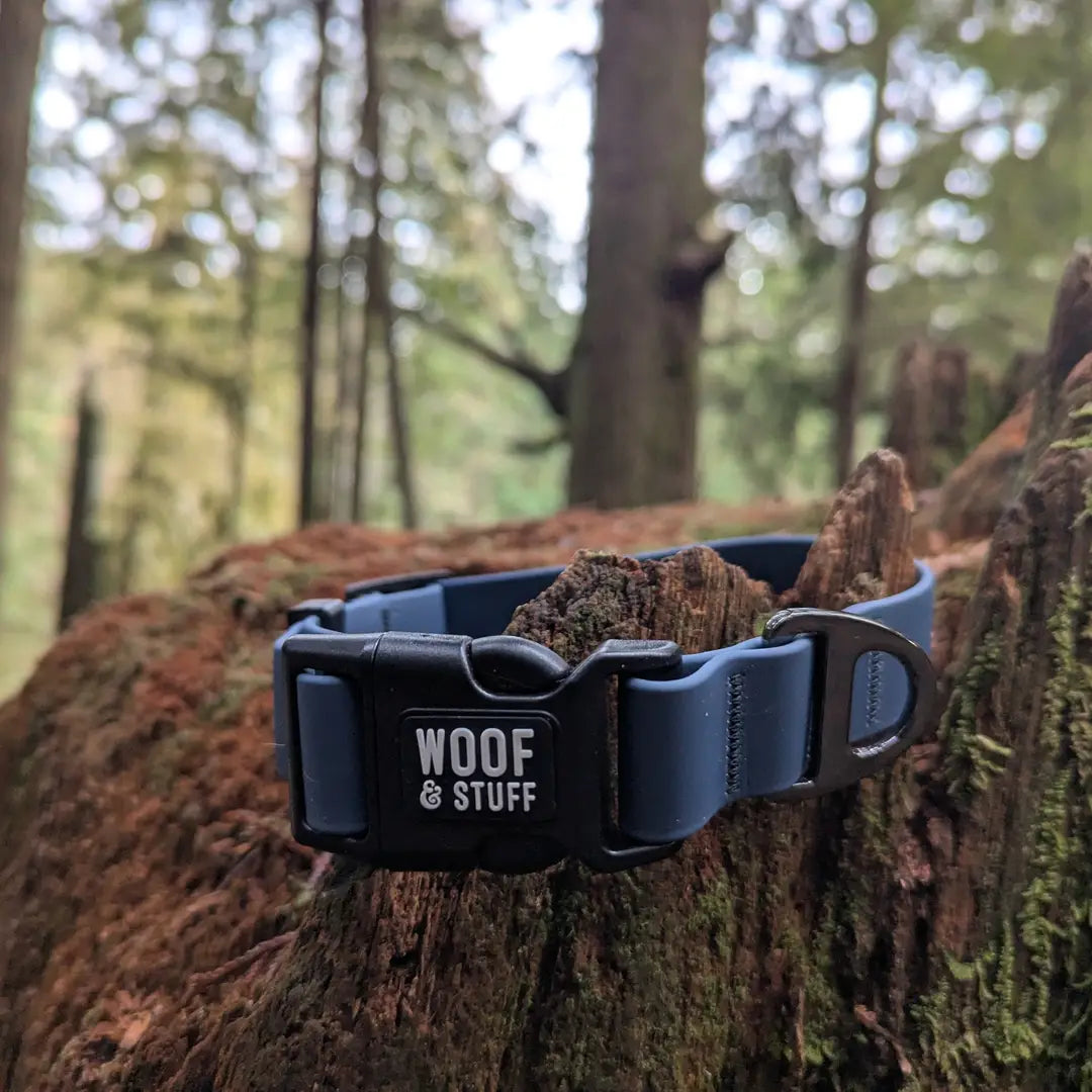 Woof & Stuff Blueberry Waterproof Collar